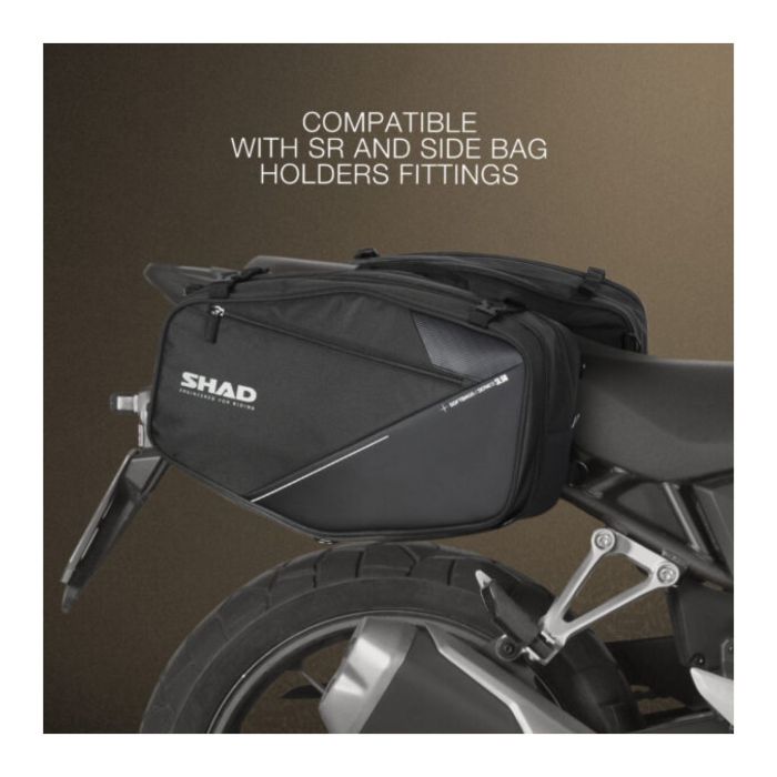 Shad SL58 Coppia Borse Laterali 24Lt. Espandibili