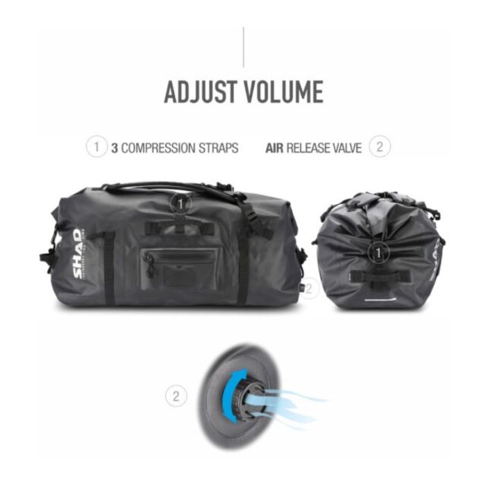 Shad Sw80 Borsa Posteriore Impermeabile 80l