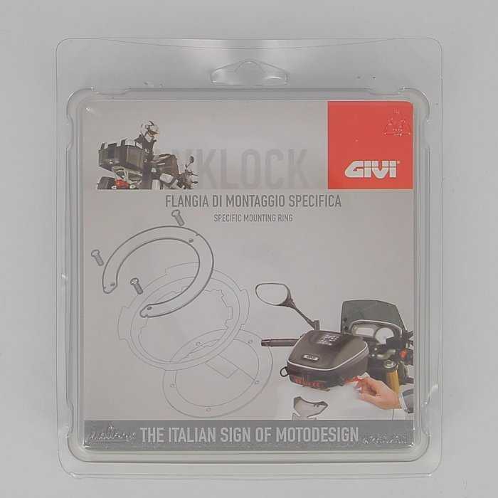 gibf02-0000.jpg| FLANGIA METALLICA BF02 PER BORSE GIVI EASY LOCK APRILIA/TRIUMPH