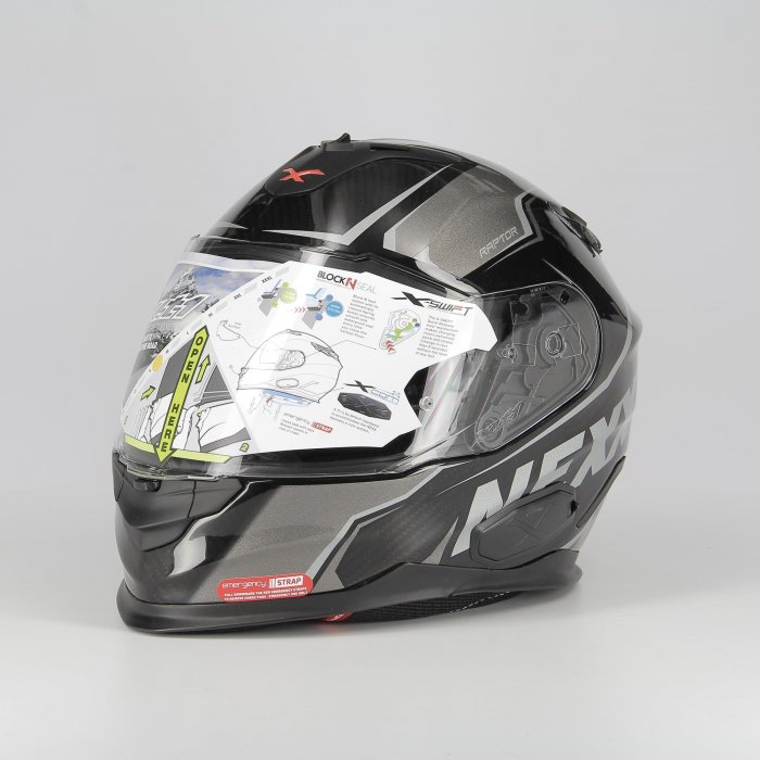 Full Face Helmet Carbon Nexx X.t1 Carbon Raptor Grey