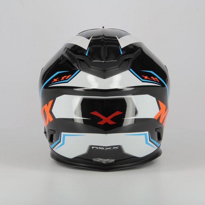 Casco Integrale Carbonio Nexx X.t1 Carbon Raptor White Orange