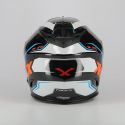 Casque intégral Carbon Nexx X.t1 Carbon Raptor White Orange