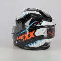 Casco integral Carbon Nexx X.t1 Carbon Raptor Blanco Naranja