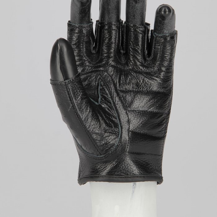 Gant en cuir Half Fingers Ixs Easy Black