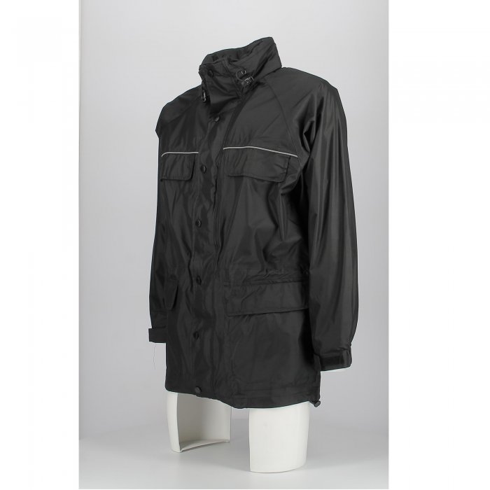 ojr02.n-hd-0002.jpg| GIACCA IMPERMEABILE OJ TOP 4 TASCHE NERO