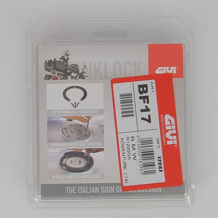 gibf17-0001.jpg| FLANGIA GIVI SPEC.X BORSA SERB TANK BMW R1200GS ADVENTURE '14 BF17