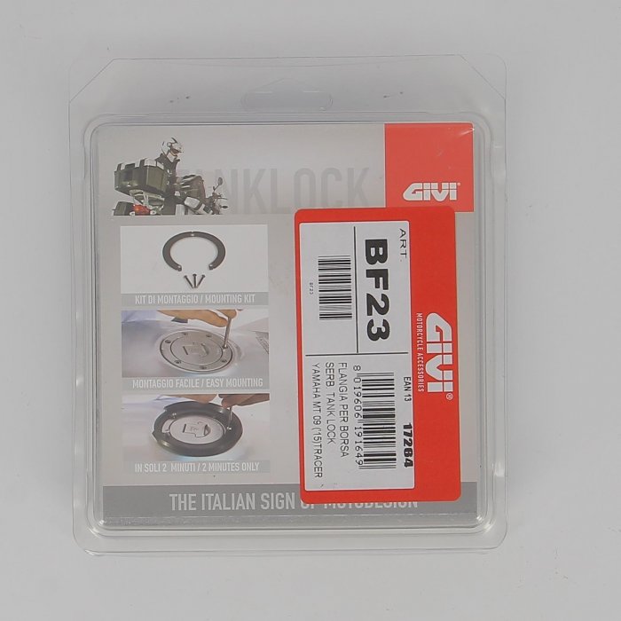 gibf23-0001.jpg| FLANGIA GIVI BF23 X BORSA SERB TANK LOCK-YAM. MT-09 TRACER'15