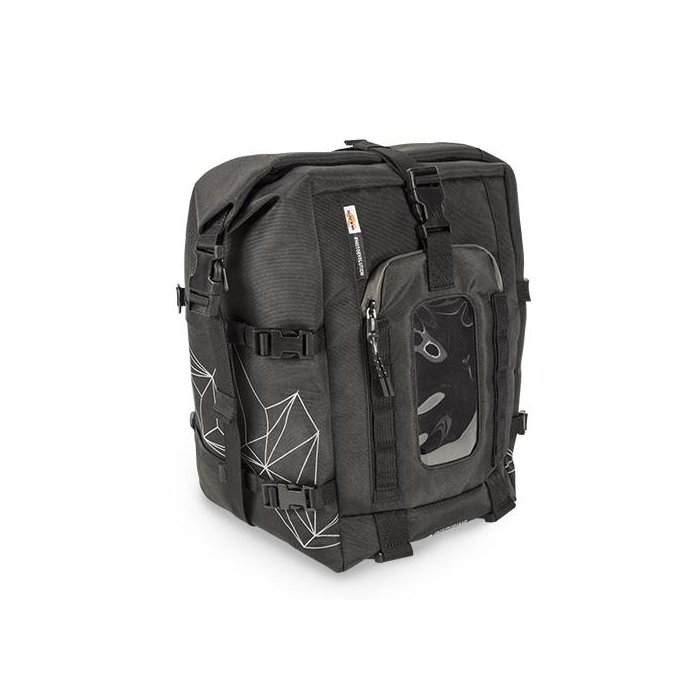 Tankbag Nera Estensibile Ra315bk Fissaggio Magneti E Cinghie