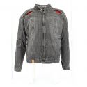 Giubbetto Jeans Uomo Red Route Mens Denim Jacket Nero
