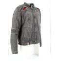 Giubbetto Jeans Uomo Red Route Mens Denim Jacket Nero