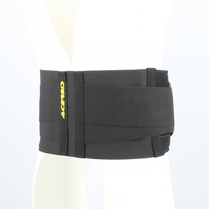 Fascia Elastica Acerbis Basic Con Stecche Nero