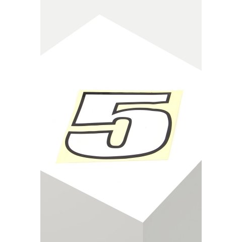 Numeri Adesivi Grandi 15x14 Numero 5