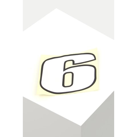 Numeri Adesivi Grandi 15x14 Numero 6/9