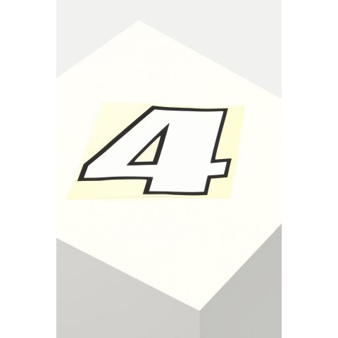 Numeri Adesivi Grandi 15x14 Numero 4