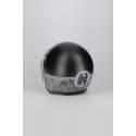 Casco Jet Fibra Motocubo Miami Vis Bolla Humans Nero Opaco