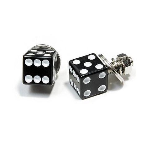 Coppia Viti Targa Amas Dado Nero
