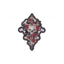 Patch Ricamata Lethal Threat Skull, Dagger & Rose Media