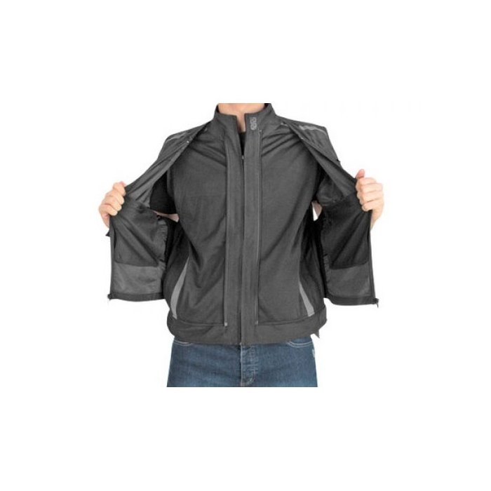 Gilet Multitasche Oj Transformer Nero