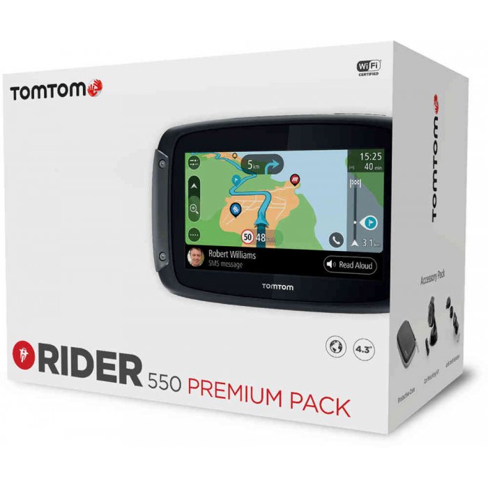 Navigatore Tomtom Rider 550 World Premium Pack