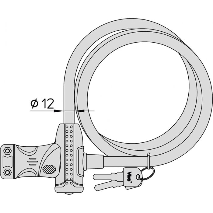 Cavo Acciaio Intrecciato  Viro Cayman 12mm X 150cm