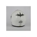 Casco Premier Dragon Fibra Monocolore Bianco