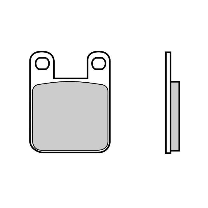 Set Pasticche Brembo 07bb12tt Carbon Ceramico Off-road Nd