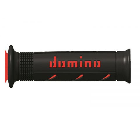 Domino A250 Road Grips 120mm Schwarz Rot Softroad