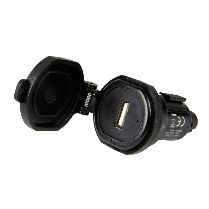 Din-tech 1 Presa Din Usb 2400ma Ric.veloce 12/32v Lampa 38880