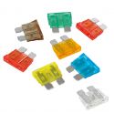 Confezione 80 Pz. Fusibili Lamellari Assortiti Lampa 70042