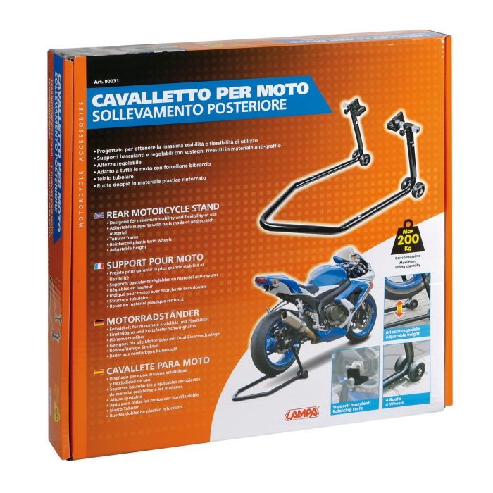 Cavalletto Moto Scomponibile Posteriore Cursori A L Lampa 90031