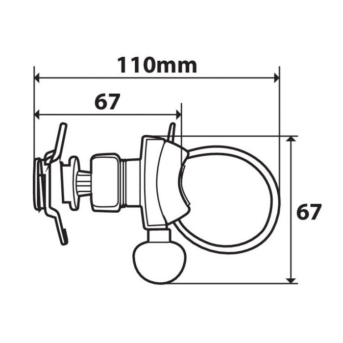 Fissaggio A Fascia Per Opti-case Lampa 90437