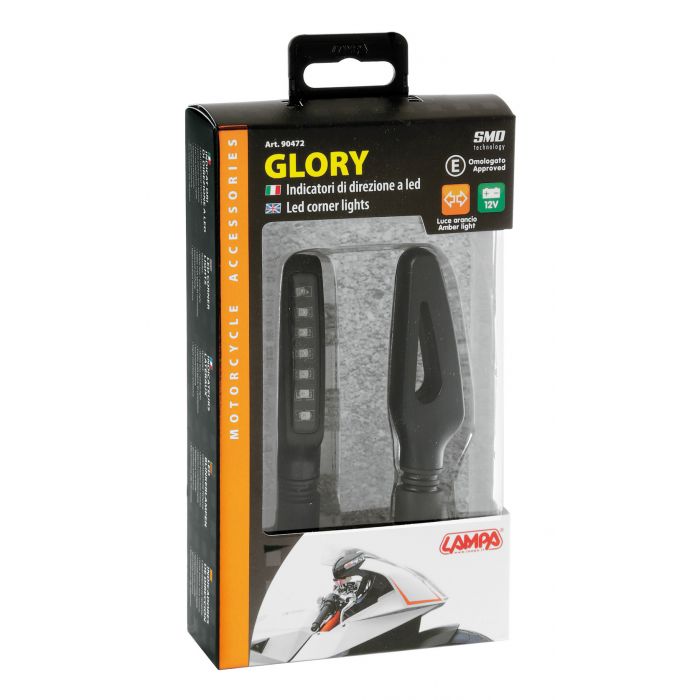 Coppia Frecce A Led Glory Nere Lampa 90472