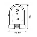 Lucchetto Ad Arco Strength Lampa 90609