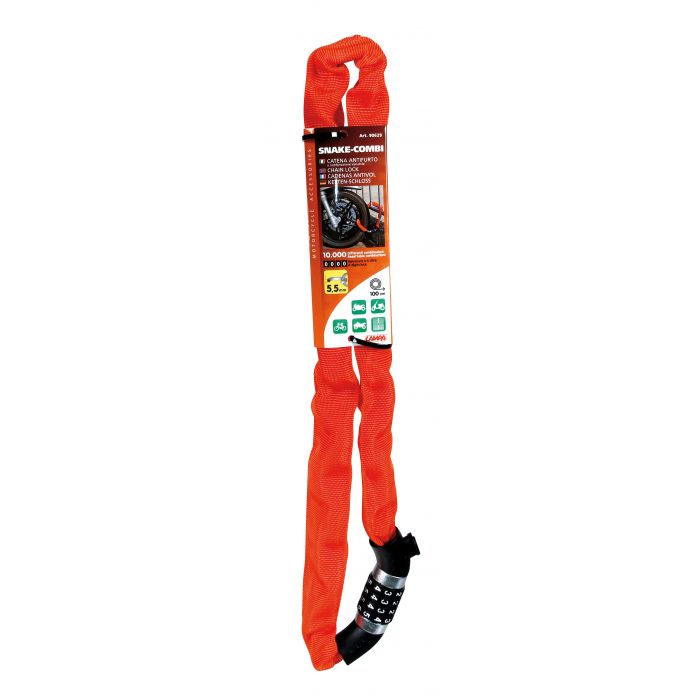 Catena Antifurto Snake-combi 5,5 Mm Sezione X 1mt Lunghez Lampa 90629