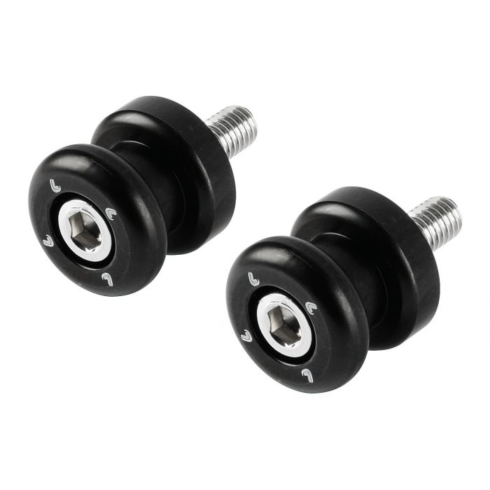 Coppia Supporti Cavalletto Neri M8 X 1,25 Lampa 90646