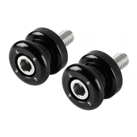 Coppia Supporti Cavalletto Neri M10 X 1,5 Lampa 90647