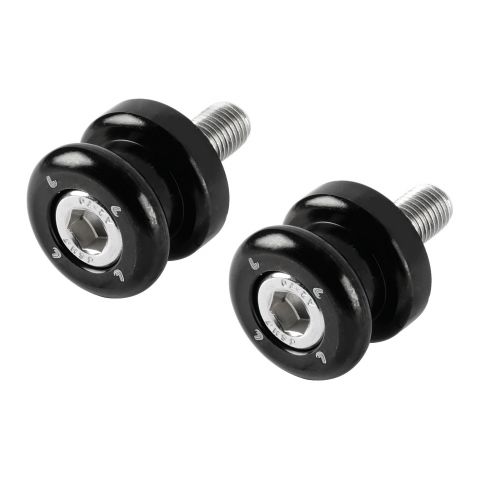 Coppia Supporti Cavalletto Neri M10 X 1,25 Lampa 90648