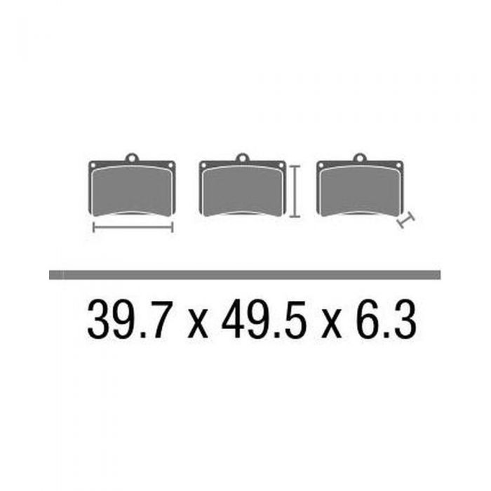 Set Pasticche Brembo 07002 Scooter Cc Nd