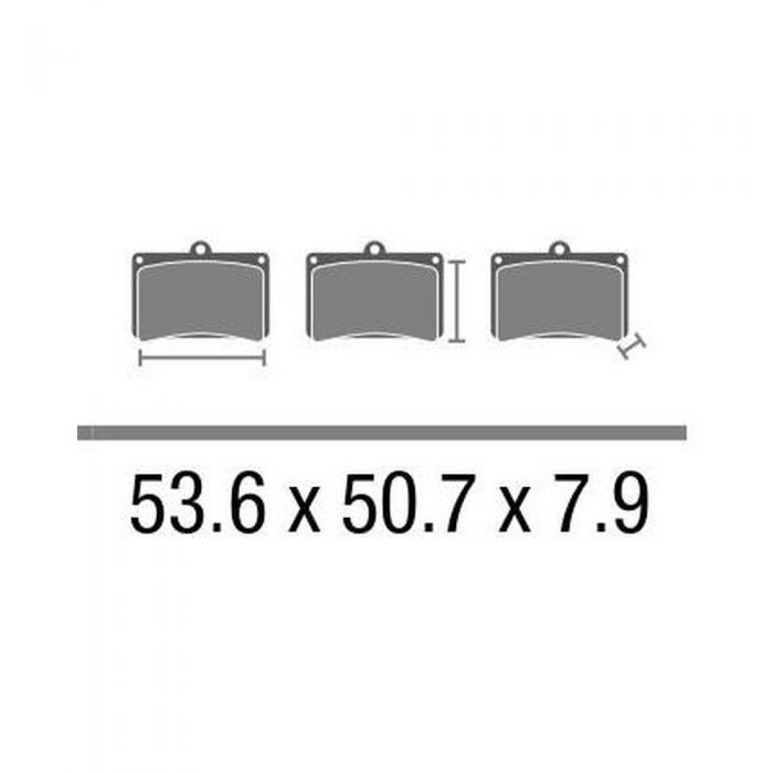 Set Pasticche Brembo 07021xs Sint. Scooter E Maxi Scooter Nd