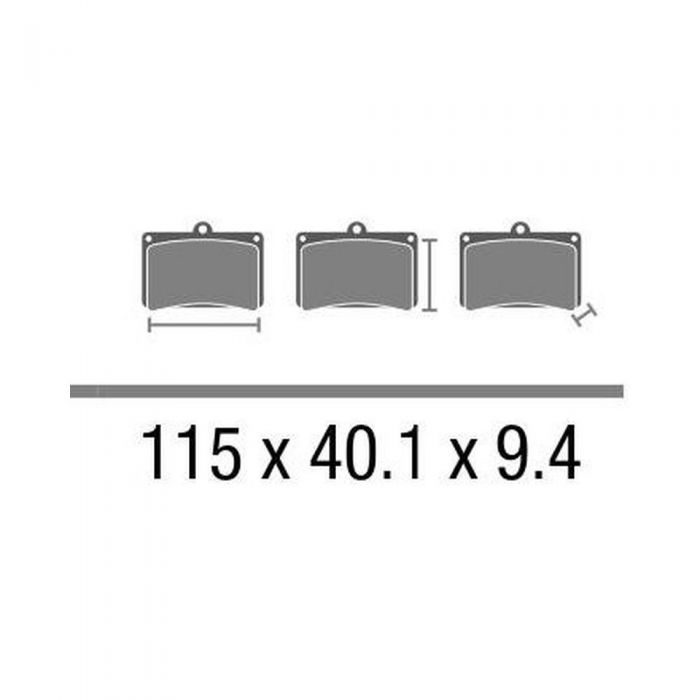 Set Pasticche Brembo 07034 Scooter Cc