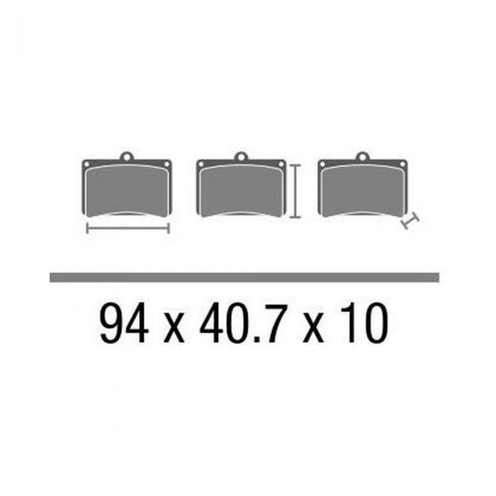 Set Pasticche Brembo 07042xs Sint. Scooter E Maxi Scooter