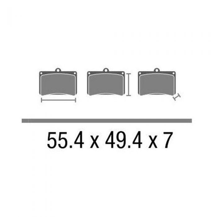 Set Pasticche Brembo 07047xs Sint. Scooter E Maxi Scooter Nd