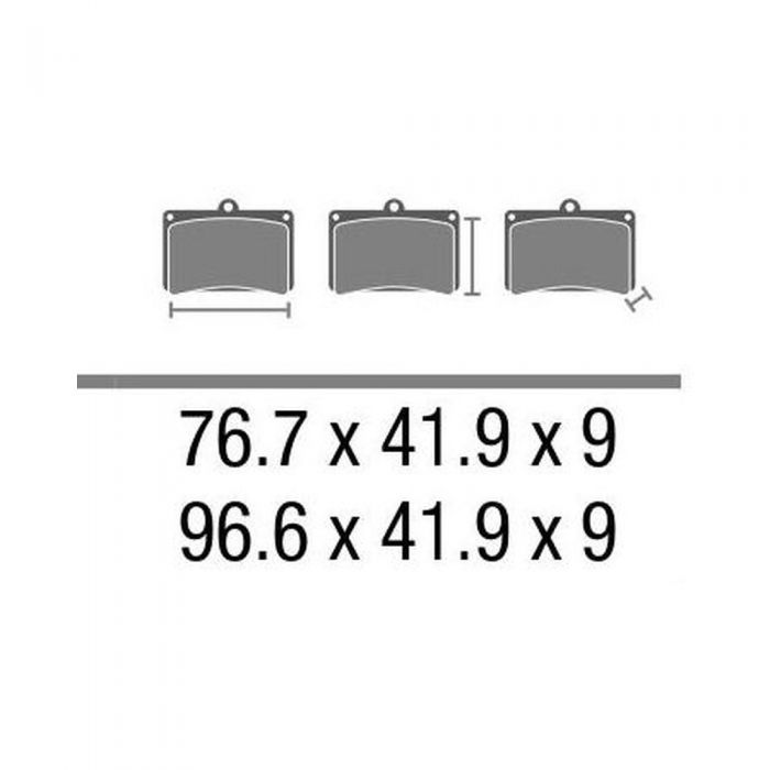 Set Pasticche Brembo 07056 Scooter Cc