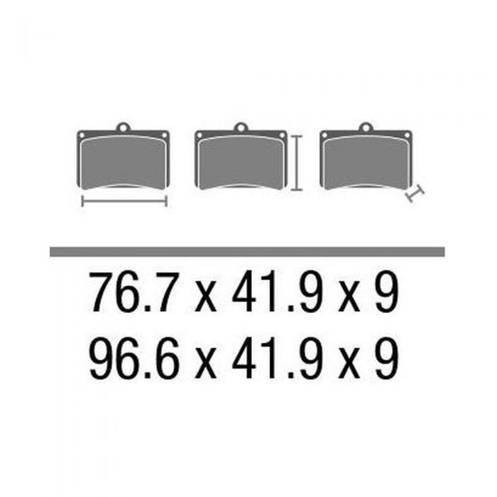 Set Pasticche Brembo 07060 Scooter Cc