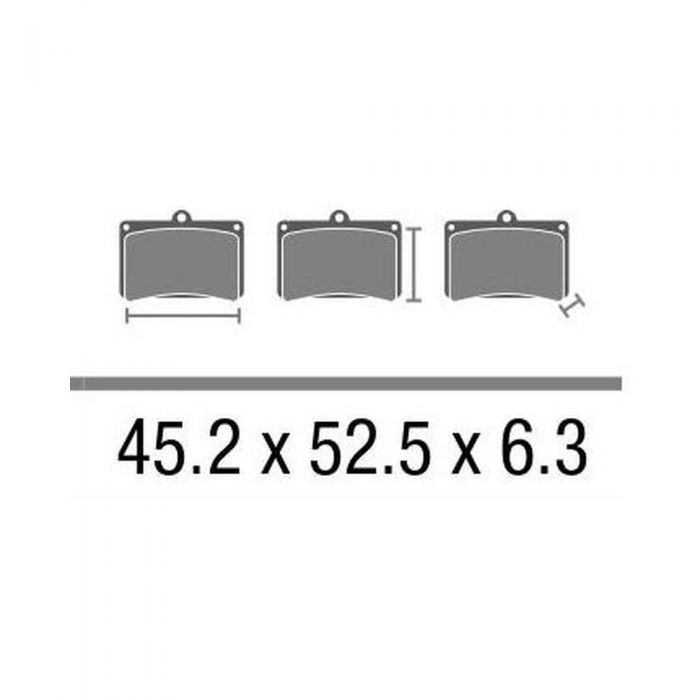 Set Pasticche Brembo 07066 Scooter Cc Nd