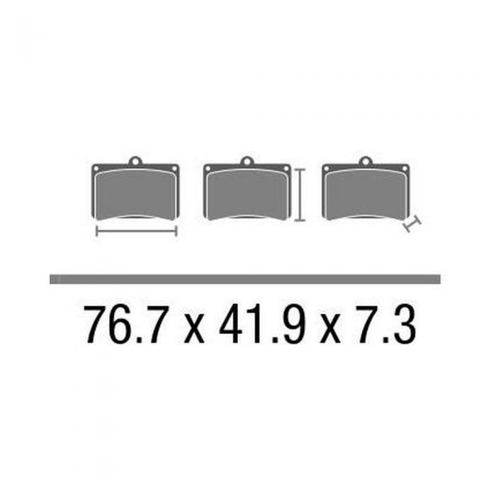 Set Pastiglie Brembo Organica Scooter 07089cc