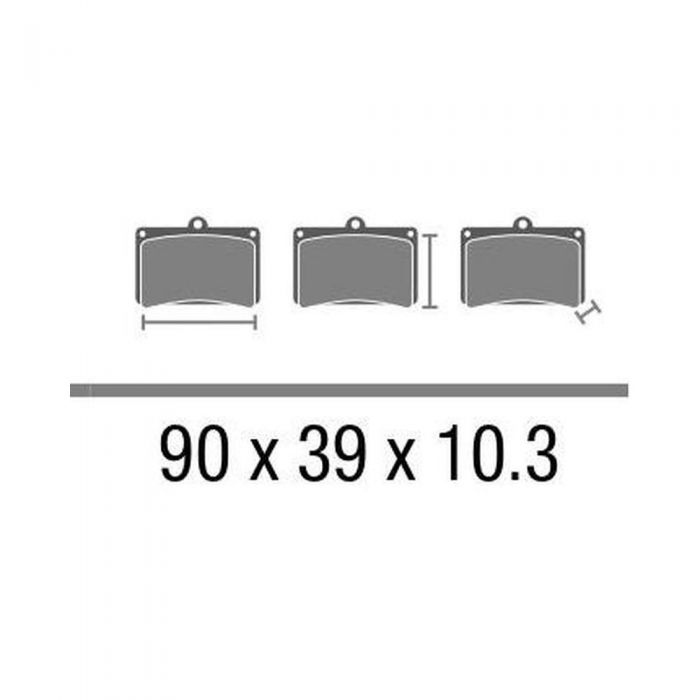 Set Pastiglie Brembo Genuine Scooter 07092