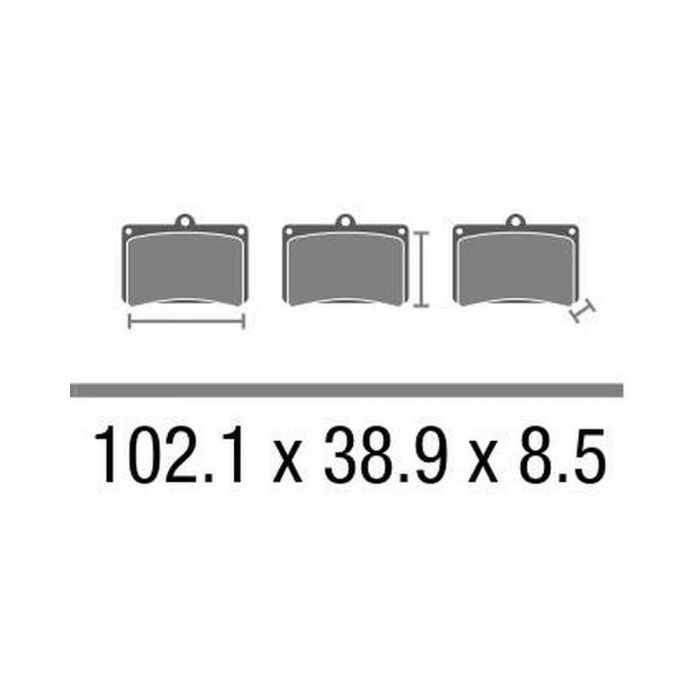 Set Pastiglie Brembo Organica Scooter 07098cc