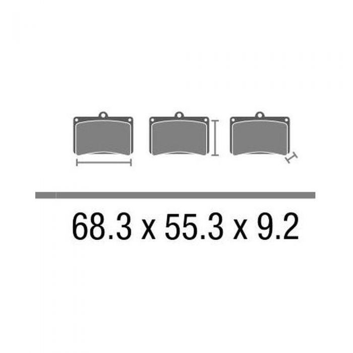 Set Pastiglie Brembo Sint. Scooter 07100xs