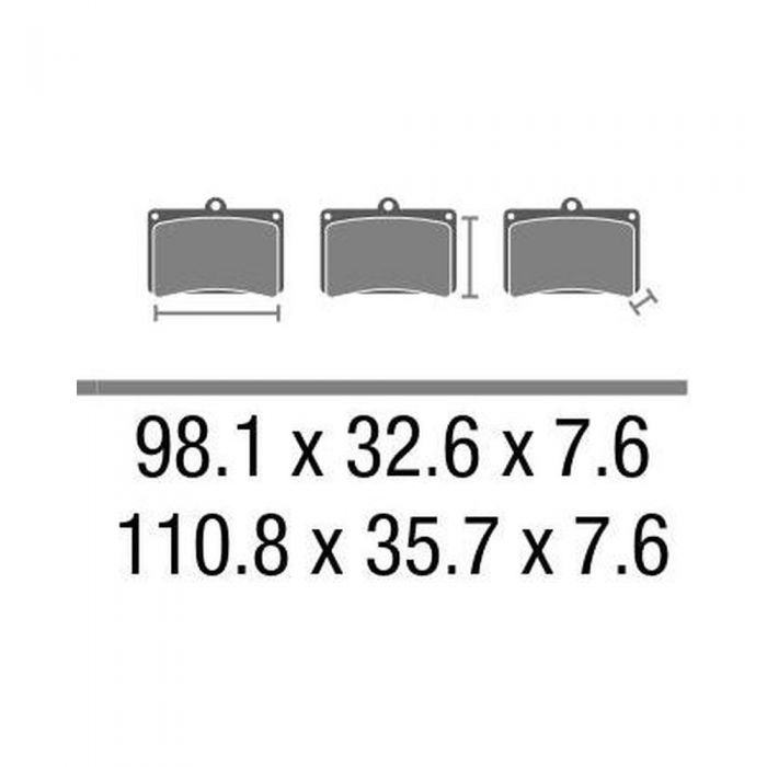 Set Pasticche Brembo 07gr03cc Carbon Ceramico Road Nd